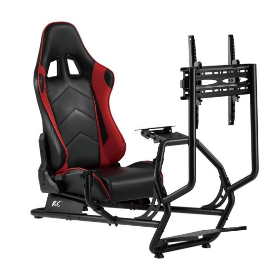 Obrázok pre Herní stojan se sedátkem pro závodní volant Držák TV NanoRS RS160