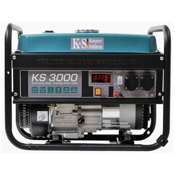 Obrázok pre Könner & Söhnen KS 3000 motorové generátory 2600 W 15 l Benzín Černá, Modrozelená