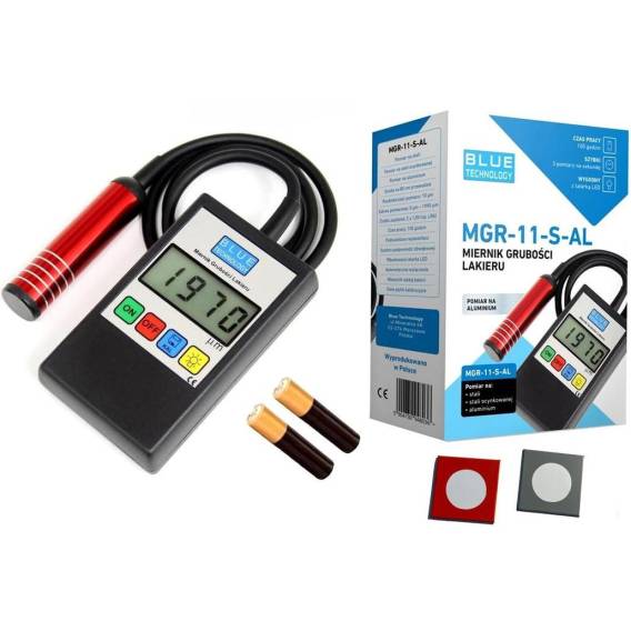 Obrázok pre Blue Technology Paint Thickness Gauge MGR-11-S-AL