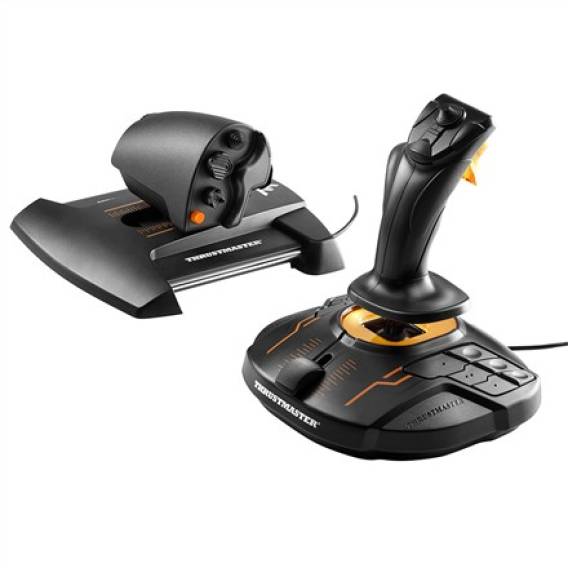 Obrázok pre Thrustmaster T-16000M FCS Hotas Černá, Oranžová USB Joystick Analogový/digitální PC