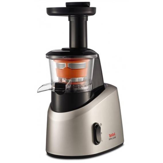 Obrázok pre Tefal Infiny Juice ZC255B Pomalý odšťavovač 200 W Šedá, Stříbrná
