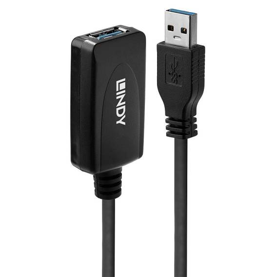 Obrázok pre Lindy 43155 USB kabel USB 3.2 Gen 1 (3.1 Gen 1) 5 m USB A Černá