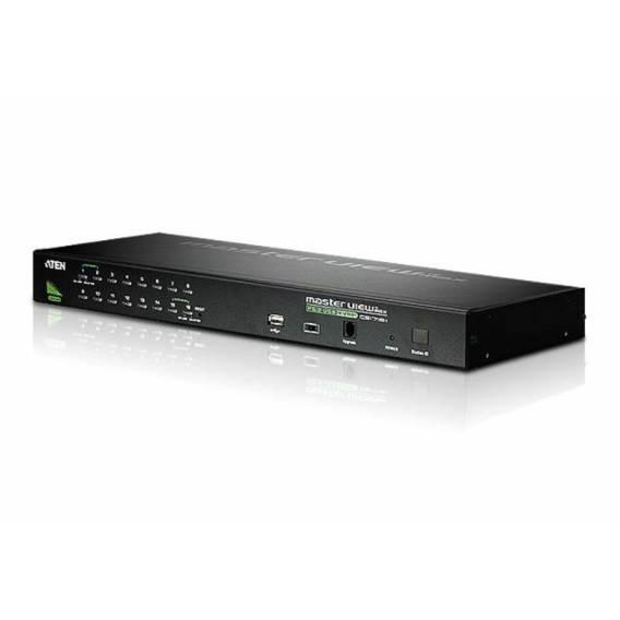 Obrázok pre ATEN CS1716A-AT-G konzolový (KVM) přepínač Instalace do racku Černá