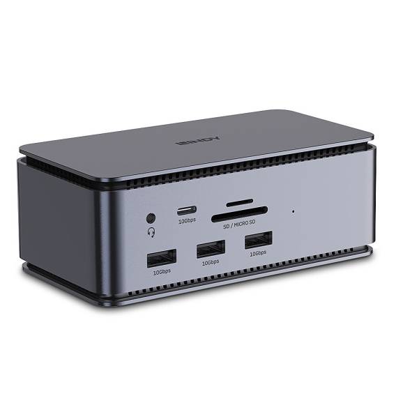 Obrázok pre Lindy 43372 dokovací stanice/replikátor portů USB4 Antracit