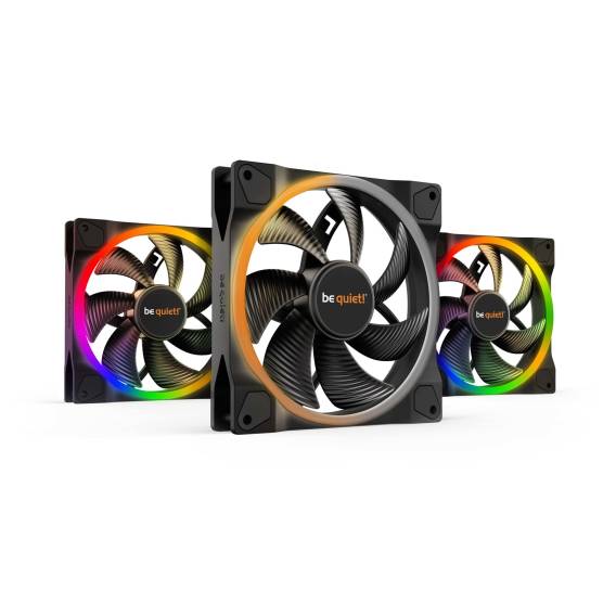 Obrázok pre be quiet! Light Wings | 140mm PWM Triple Pack Počítačová skříň Ventilátor 14 cm Černá 1 kusů