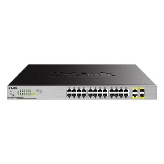 Obrázok pre D-Link DGS-1026MP síťový přepínač Nespravované Gigabit Ethernet (10/100/1000) Podpora napájení po Ethernetu (PoE) Černá, Šedá
