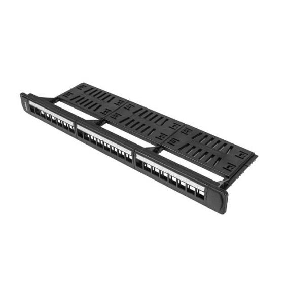 Obrázok pre Lanberg PPKS-1124-B patch panel 1U