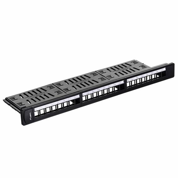 Obrázok pre Lanberg PPKS-1124-B patch panel 1U
