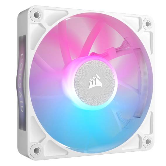 Obrázok pre Corsair iCUE LINK RX120 RGB Počítačová skříň Ventilátor 12 cm Bílá 1 kusů