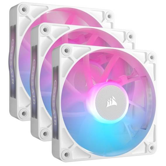 Obrázok pre Corsair iCUE LINK RX120 RGB Počítačová skříň Ventilátor 12 cm Bílá 3 kusů