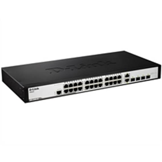 Obrázok pre D-Link DGS-1210-28 Řízený L2/L2+ 1U Černá