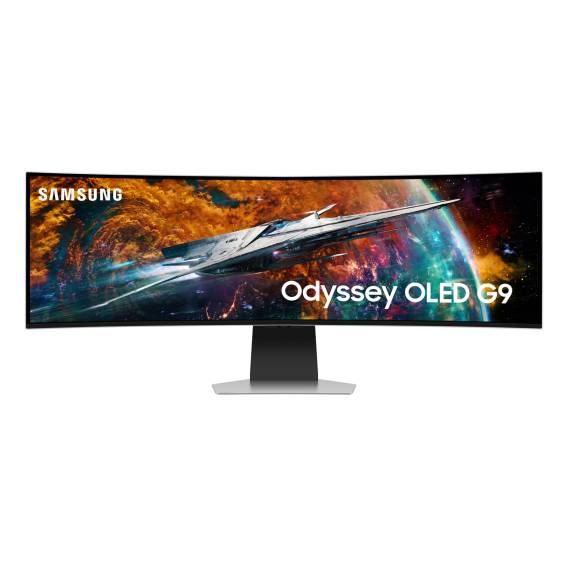 Obrázok pre Samsung G95SC počítačový monitor 124,5 cm (49") 5120 x 1440 px Dual QHD OLED Stříbrná