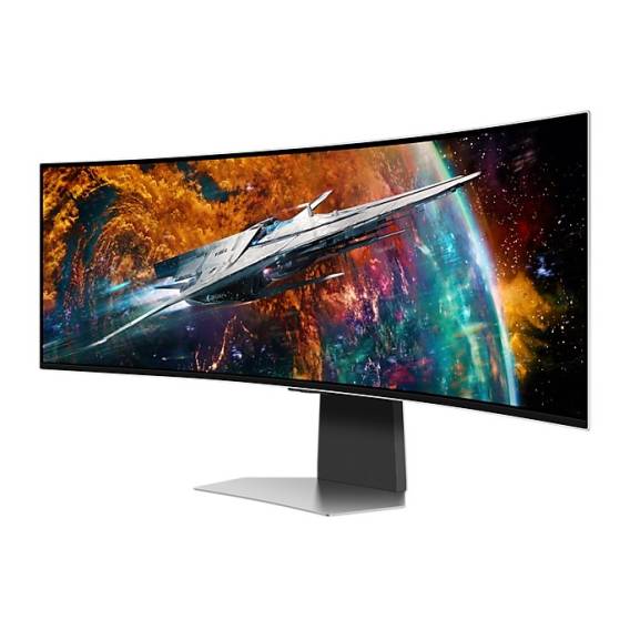 Obrázok pre Samsung G95SC počítačový monitor 124,5 cm (49") 5120 x 1440 px Dual QHD OLED Stříbrná