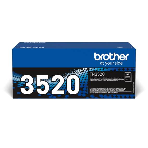 Obrázok pre Brother TN-3520 tonerová náplň 1 kusů Originální Černá