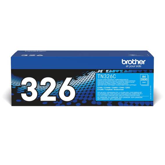 Obrázok pre Brother TN-326C tonerová náplň 1 kusů Originální Azurová
