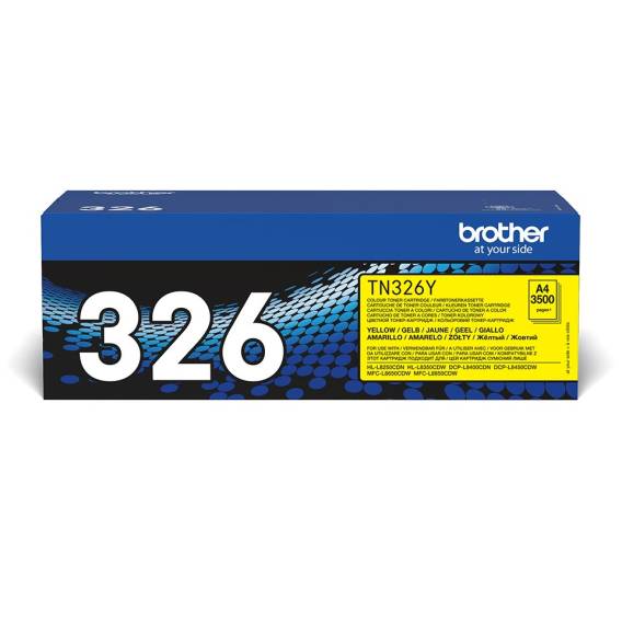 Obrázok pre Brother TN-326Y tonerová náplň 1 kusů Originální Žlutá