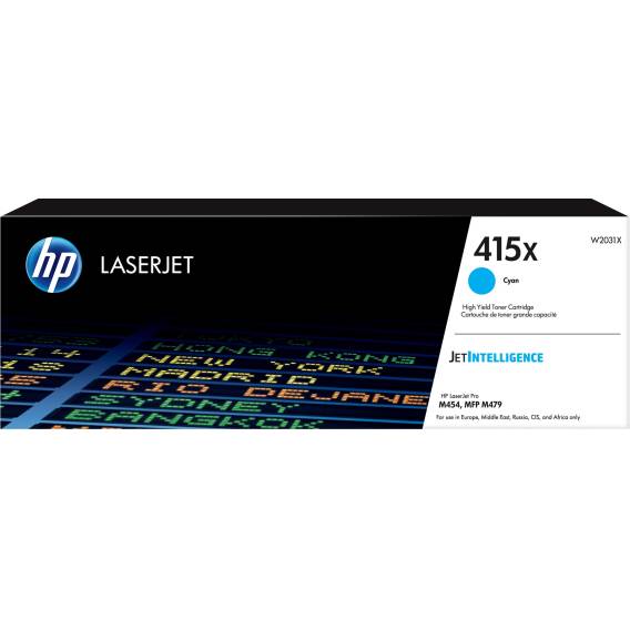 Obrázok pre HP 415X Azurová originální tonerová kazeta LaserJet s vysokou výtěžností