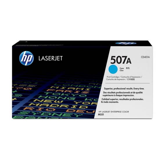 Obrázok pre HP 507A Azurová originální tonerová kazeta LaserJet