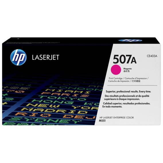 Obrázok pre HP 507A Purpurová originální tonerová kazeta LaserJet