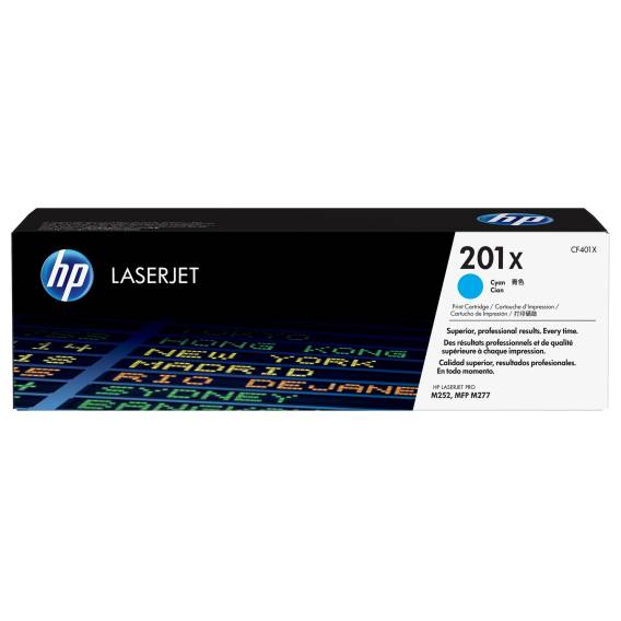Obrázok pre HP 201X Azurová originální tonerová kazeta LaserJet s vysokou výtěžností
