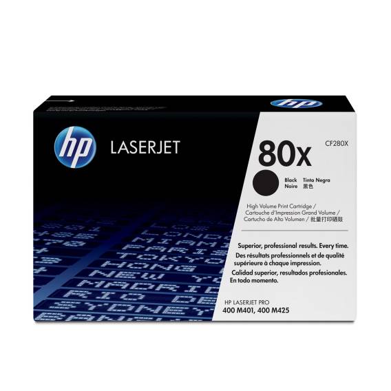 Obrázok pre HP 80X Černá originální tonerová kazeta LaserJet s vysokou výtěžností
