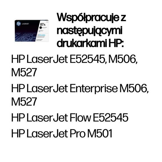 Obrázok pre HP 87A Černá originální tonerová kazeta LaserJet