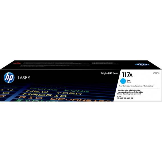 Obrázok pre HP 117A Azurová originální laserová tonerová kazeta