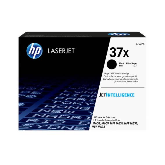 Obrázok pre HP 37X Černá originální tonerová kazeta LaserJet s vysokou výtěžností