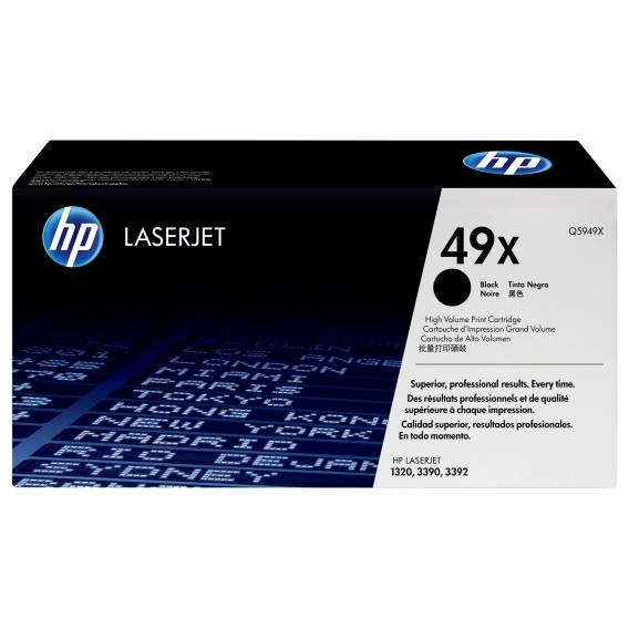 Obrázok pre HP 49X Černá originální tonerová kazeta LaserJet s vysokou výtěžností