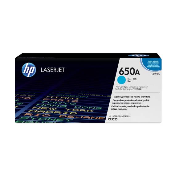 Obrázok pre HP 650A Azurová originální tonerová kazeta LaserJet