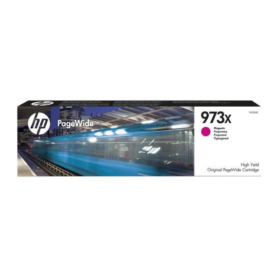 Obrázok pre HP 973X Purpurová originální kazeta PageWide s vysokou výtěžností