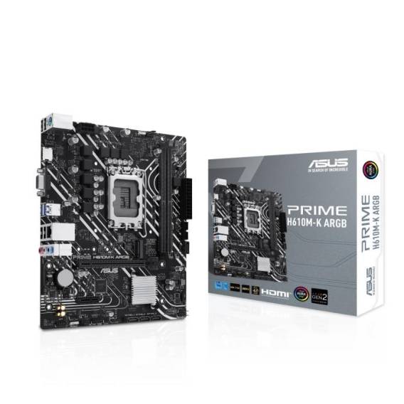 Obrázok pre ASUS PRIME H610M-K ARGB Intel H610 LGA 1700 Micro ATX