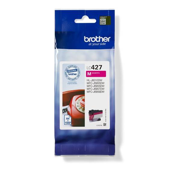 Obrázok pre Brother LC-427M inkoustová náplň 1 kusů Originální Standardní výtěžnost Purpurová