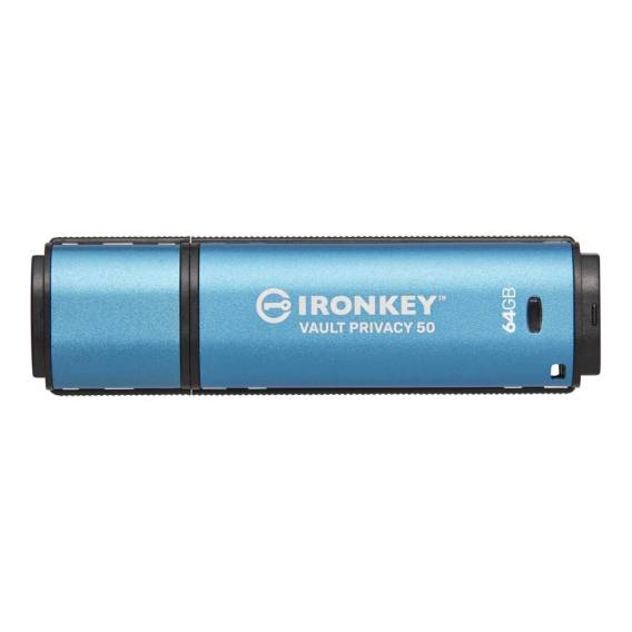 Obrázok pre Kingston Technology IronKey 64 GB Vault Privacy 50 AES-256 šifrování , FIPS 197