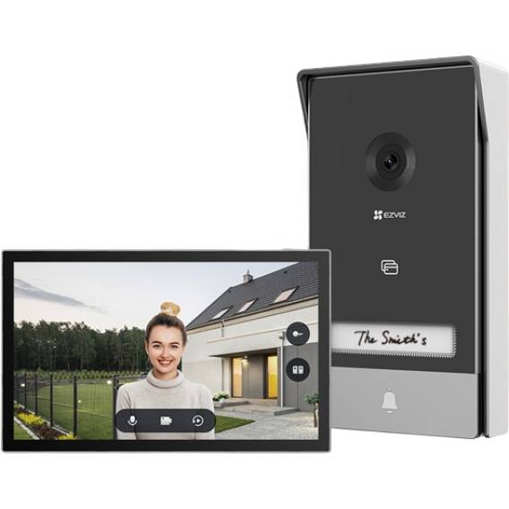 Obrázok pre EZVIZ HP7 domácí interkom systém 17,8 cm (7") Černá, Stříbrná