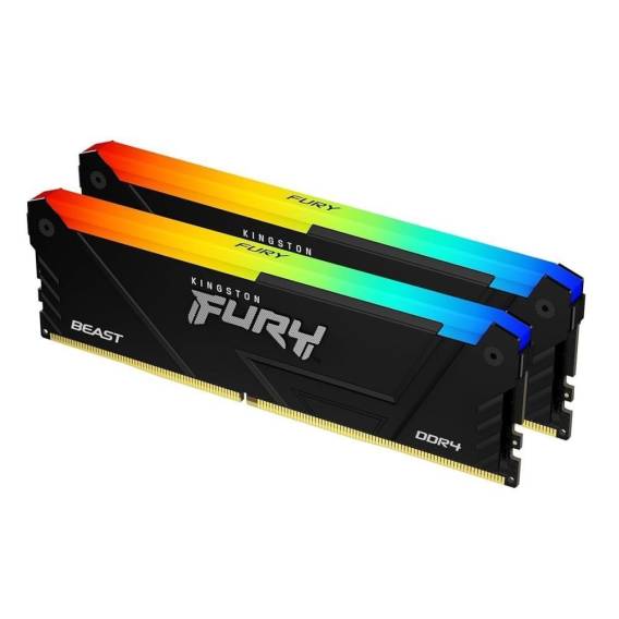 Obrázok pre Kingston Technology FURY Beast 64GB 3200MT/s DDR4 CL16 DIMM (Kit of 2) RGB