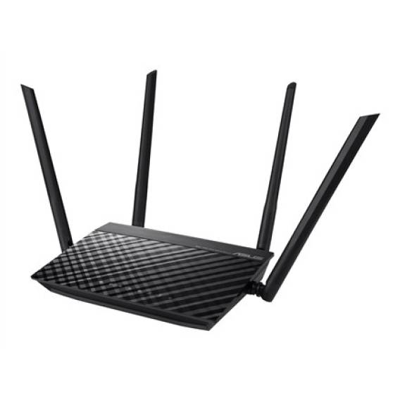 Obrázok pre ASUS RT-AC1200 v.2 router zapojený do sítě Fast Ethernet Černá