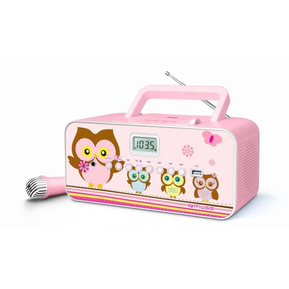 Obrázok pre Muse M-29KP přenosný stereofonní systém Digitální 1 W FM, MW, PLL Vícebarevný MP3 přehrávač