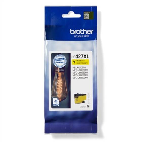 Obrázok pre Brother LC-427XLY inkoustová náplň 1 kusů Originální Vysoká (XL) výtěžnost Žlutá