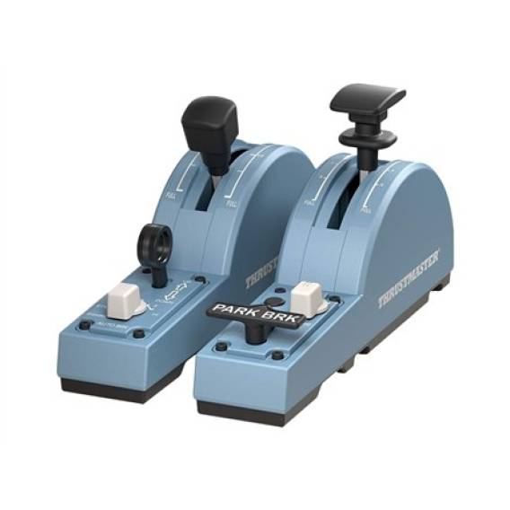 Obrázok pre Thrustmaster TCA Quadrant Add-On Airbus Edition Modrá Flight Sim Analogový/digitální PC