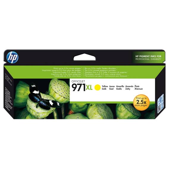 Obrázok pre HP 971XL Žlutá originální inkoustová kazeta s vysokou výtěžností