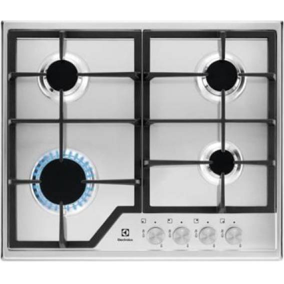 Obrázok pre Electrolux EGS6426SX Nerezová ocel Vestavěné Plynový 4 zóna/zón
