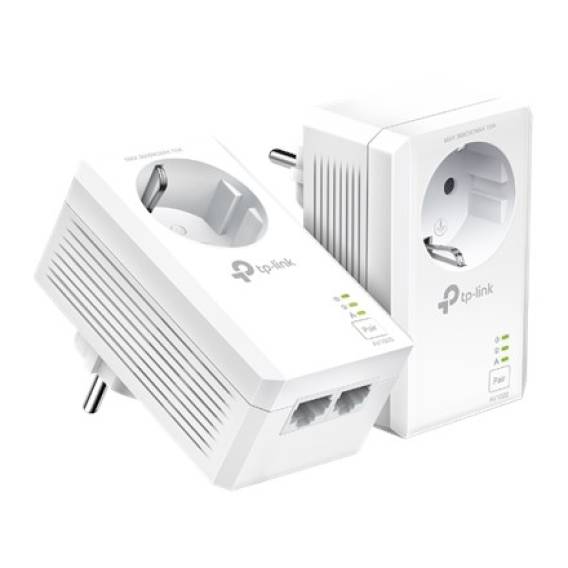 Obrázok pre TP-Link TL-PA7027P KIT síťový adaptér Powerline 1000 Mbit/s Připojení na síť Ethernet Bílá 2 kusů