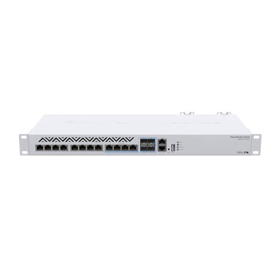 Obrázok pre Mikrotik CRS312-4C+8XG-RM síťový přepínač Řízený L3 10G Ethernet (100/1000/10000) 1U Bílá