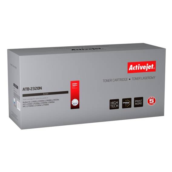 Obrázok pre Activejet Toner ATB-2320N (zamiennik Brother TN-2320; Supreme; 2600 stron; czarny)