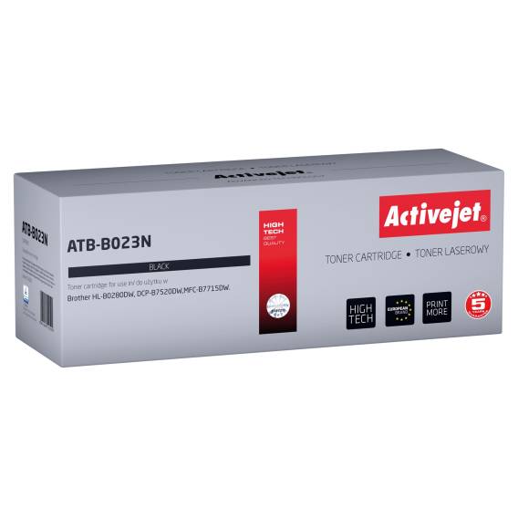 Obrázok pre Activejet tonerová kazeta ATB-B023N (náhradní Brother TN-B023; Supreme; 2000 stran; černá)