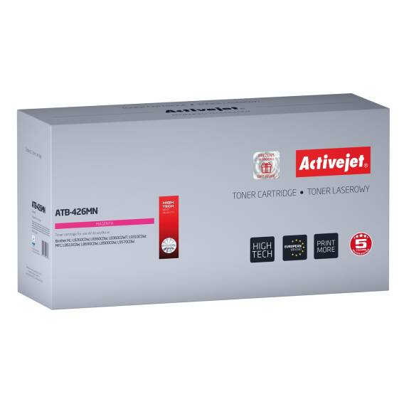Obrázok pre Activejet tonerová kazeta ATB-426MN (náhradní Brother TN-426M; Supreme; 6500 stran; červená)