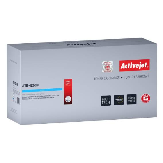 Obrázok pre Activejet tonerová kazeta ATB-426CN (náhradní Brother TN-426C; Supreme; 6500 stran; modrá)