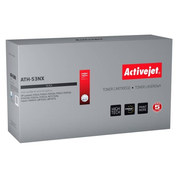 Obrázok pre Activejet ATH-53NX (náhrada za HP 53X Q7553X, Canon CRG-715H; Supreme; 7900 stran; černá)