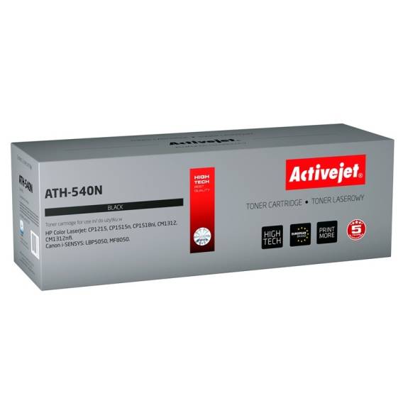 Obrázok pre Activejet ATH-540N (náhrada za HP 125A CB540A, Canon CRG-716B; Supreme; 2300 stran; černá)
